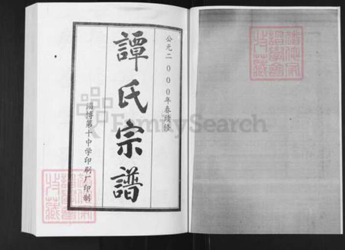 山东省淄博市淄川区谭氏族谱-谭氏宗谱.pdf电子版预览图1