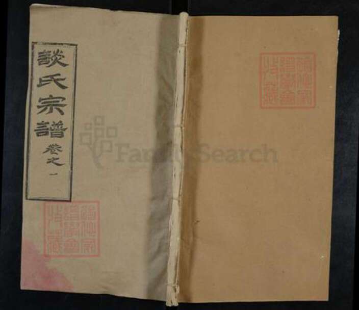 湖北省黄冈市红安县谈氏奉先堂族谱-谈氏宗谱.pdf电子版缩略图