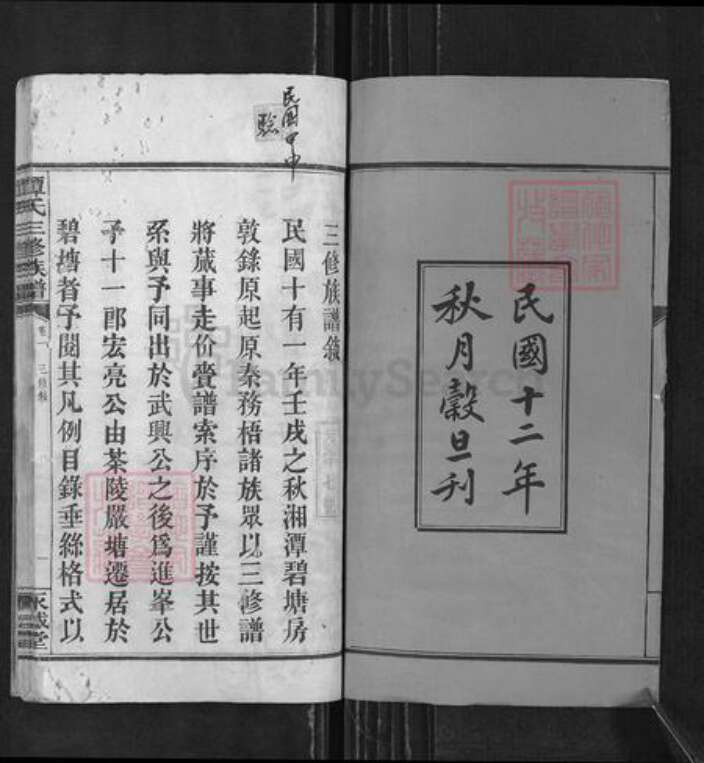 湖南省湘潭市谭氏永盛堂族谱-谭氏三修族谱.pdf电子版预览图2