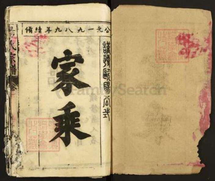 湖北省黄石市大冶市汤氏中山堂族谱-汤氏宗谱.pdf电子版预览图1