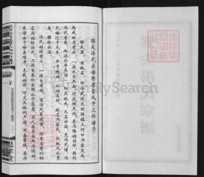 江苏省常州市天宁区郑陆镇汤氏思孝堂族谱-云尖汤氏宗谱.pdf电子版预览图2