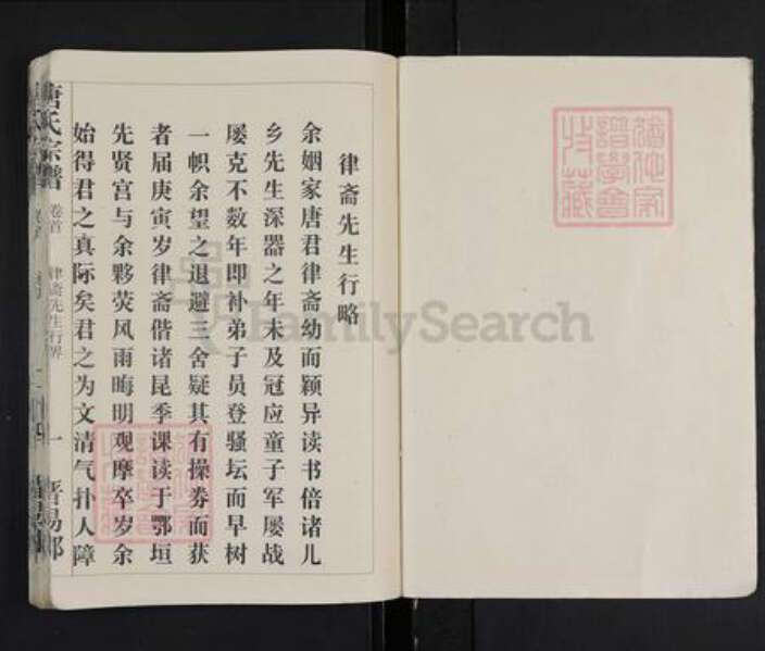 湖北省武汉市唐氏族谱-唐氏宗谱.pdf电子版预览图2