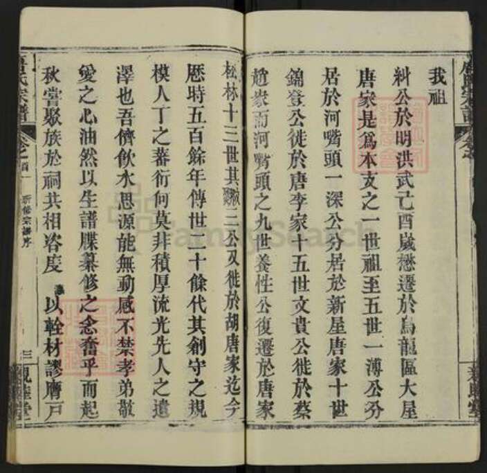 湖北省黄冈市麻城市唐氏亲睦堂族谱-麻城唐氏宗谱.pdf电子版预览图4