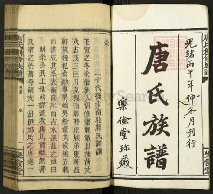 湖南省永州市祁阳县文明镇唐氏乐俭堂族谱-唐氏创修族谱.pdf电子版预览图2