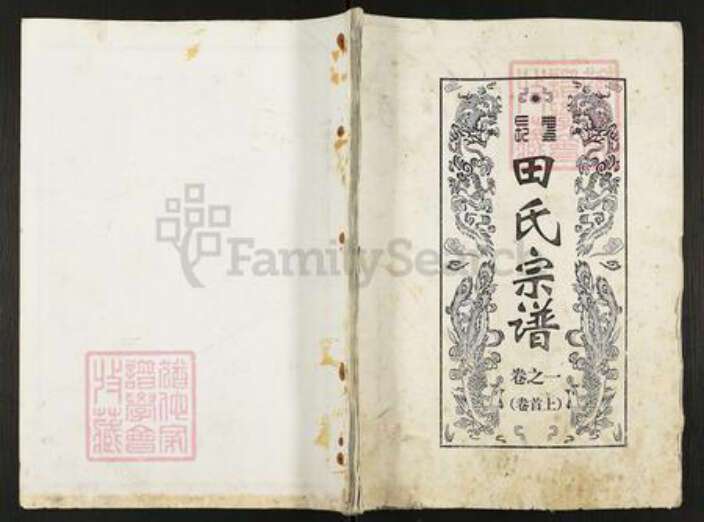 安徽省合肥市长丰县罗塘乡田氏紫荆堂族谱-长丰田氏宗谱.pdf电子版缩略图