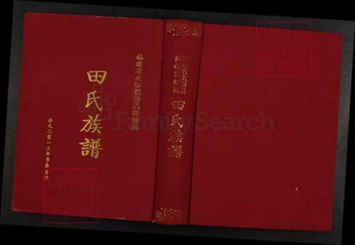 福建省三明市大田县上京镇田氏族谱-福建省大田县梅岭钱塘祠田氏族谱.pdf电子版缩略图