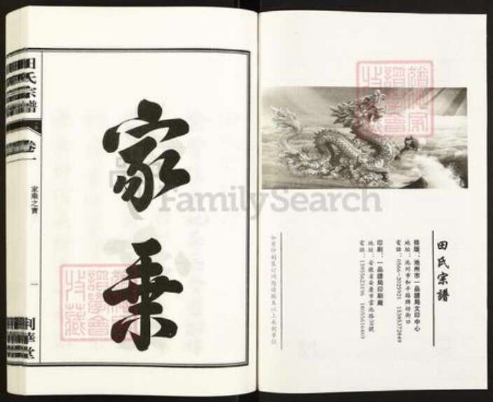 安徽省合肥市安徽省合肥市庐江县田氏荆华堂族谱-荆华堂田氏宗谱.pdf电子版预览图2