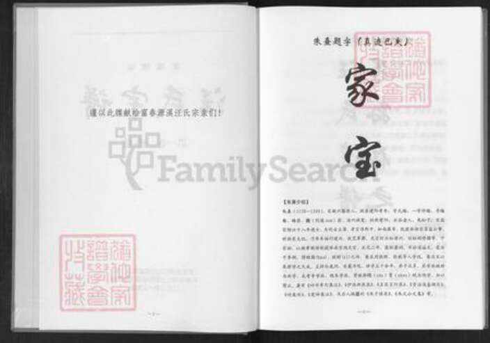 浙江省杭州市富阳灵桥镇镇汪氏族谱-汪氏宗谱.pdf电子版预览图2