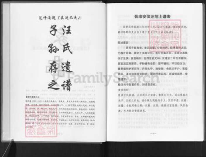 浙江省杭州市富阳灵桥镇镇汪氏族谱-汪氏宗谱.pdf电子版预览图3