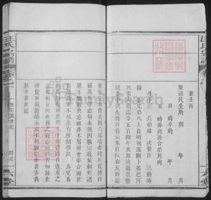 湖北省黄冈市浠水县巴河镇汪氏一六堂族谱-汪氏宗谱.pdf电子版预览图5