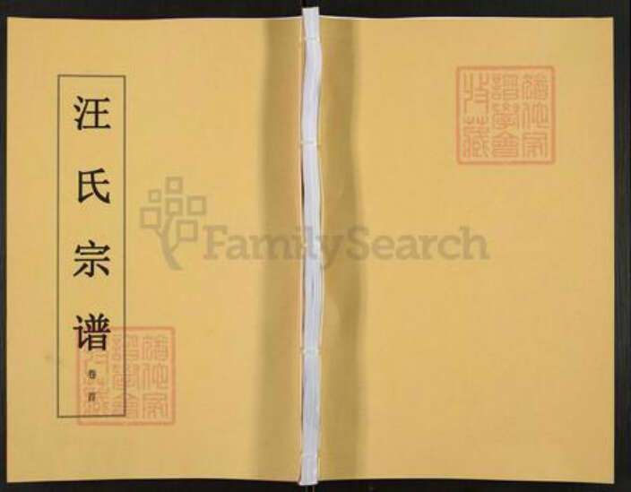 安徽省六安市霍山县汪氏敦素堂族谱-汪氏宗谱.pdf电子版缩略图