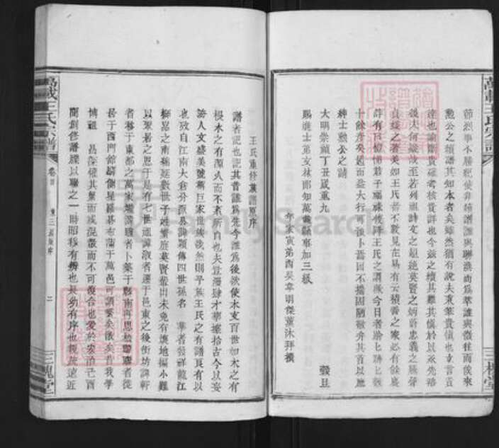 江西省吉安市万安县宝山乡王氏三槐堂族谱-万载王氏宗谱.pdf电子版预览图2