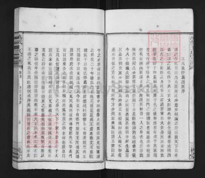 江西省吉安市万安县宝山乡王氏三槐堂族谱-万载王氏宗谱.pdf电子版预览图5