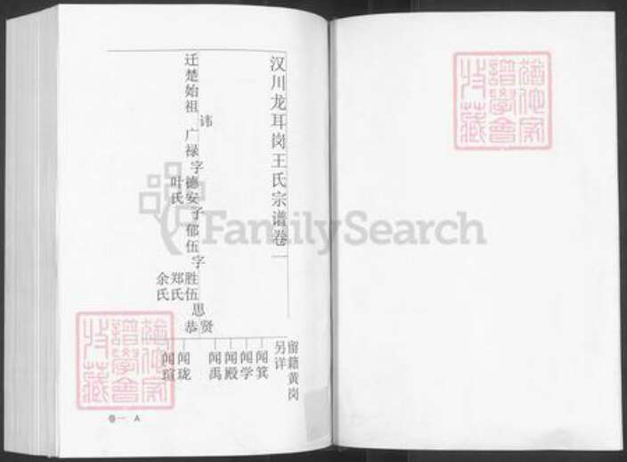 湖北省黄冈市王氏三槐堂族谱-王氏宗谱.pdf电子版预览图1