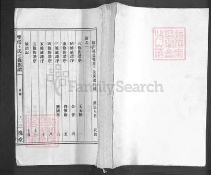江西省上饶市鄱阳县双港镇王氏三槐堂族谱-双港王氏七修族谱.pdf电子版缩略图