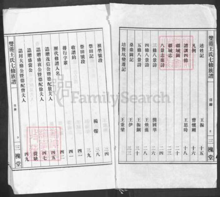 江西省上饶市鄱阳县双港镇王氏三槐堂族谱-双港王氏七修族谱.pdf电子版预览图2