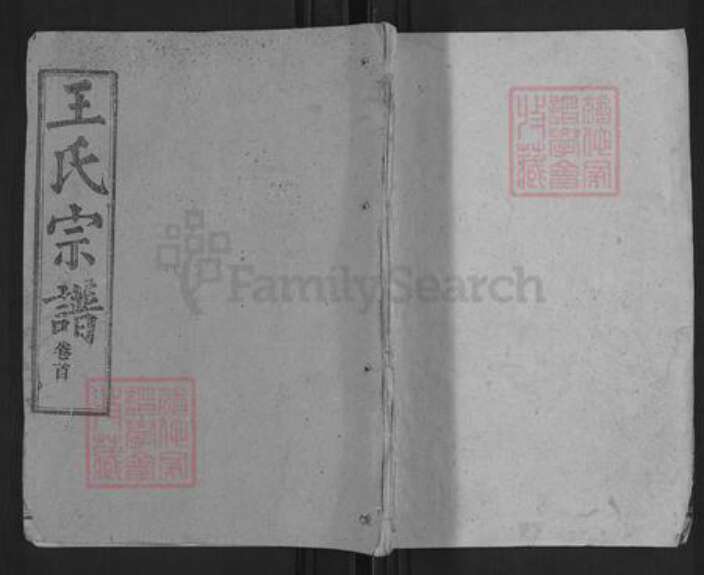 湖北省武汉市新洲区王氏三槐堂族谱-王氏宗谱.pdf电子版缩略图