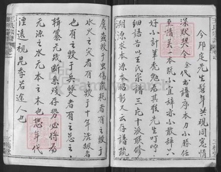 湖北省武汉市新洲区王氏三槐堂族谱-王氏宗谱.pdf电子版预览图4