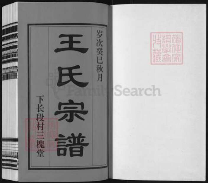 江苏省镇江市丹阳市曲阿街道王氏三槐堂族谱-丹阳下长段王氏宗谱.pdf电子版预览图1