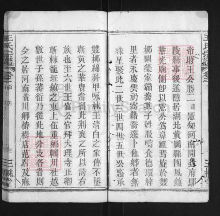 湖北省黄冈市团风县团风镇王氏三槐堂族谱-王杨宗谱.pdf电子版预览图3
