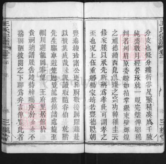 湖北省黄冈市团风县团风镇王氏三槐堂族谱-王杨宗谱.pdf电子版预览图5