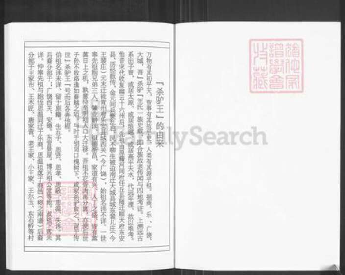 山东省德州市乐陵市王氏树槐堂族谱-王氏家乘.pdf电子版预览图1