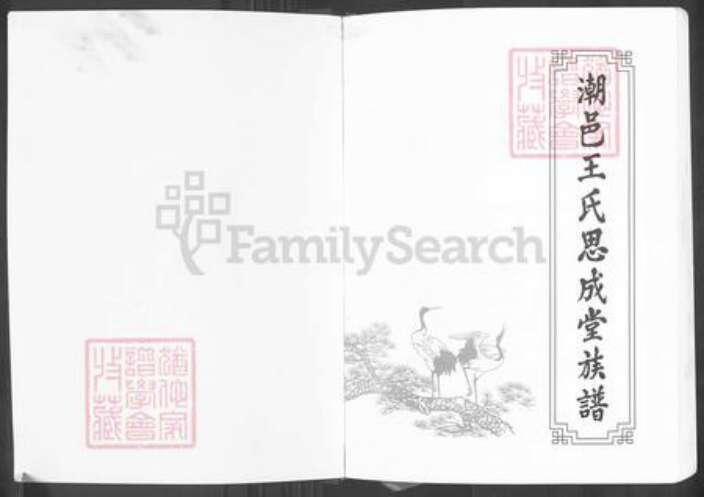 广东省汕头市潮南区陇田镇王氏思成堂族谱-潮邑王氏思成堂族谱.pdf电子版预览图1