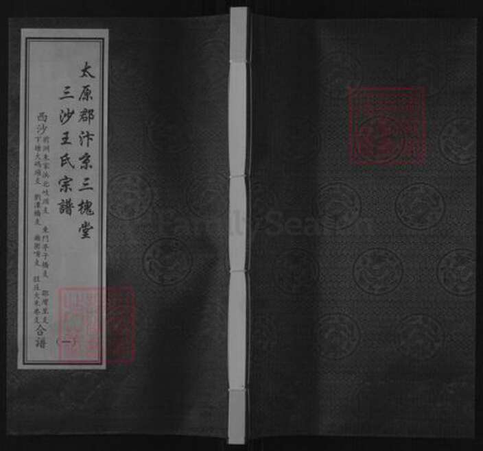 江苏省无锡市惠山区长安街道王氏三槐堂族谱-三沙王氏宗谱.pdf电子版缩略图