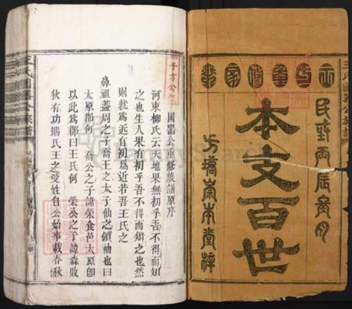 江西省抚州市乐安县湖坪乡王氏崇本堂族谱-王氏国器公族谱.pdf电子版预览图1