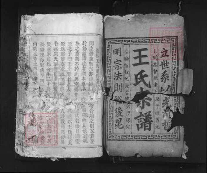 浙江省丽水市青田县仁庄镇王氏族谱-太原王氏宗谱.pdf电子版预览图1
