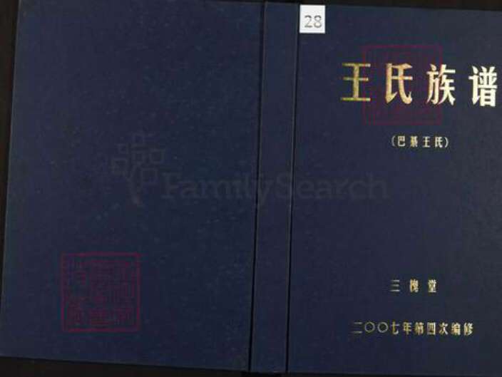 重庆市巴南区巴县安澜镇王氏三槐堂族谱-王氏族谱(巴綦王氏).pdf电子版缩略图