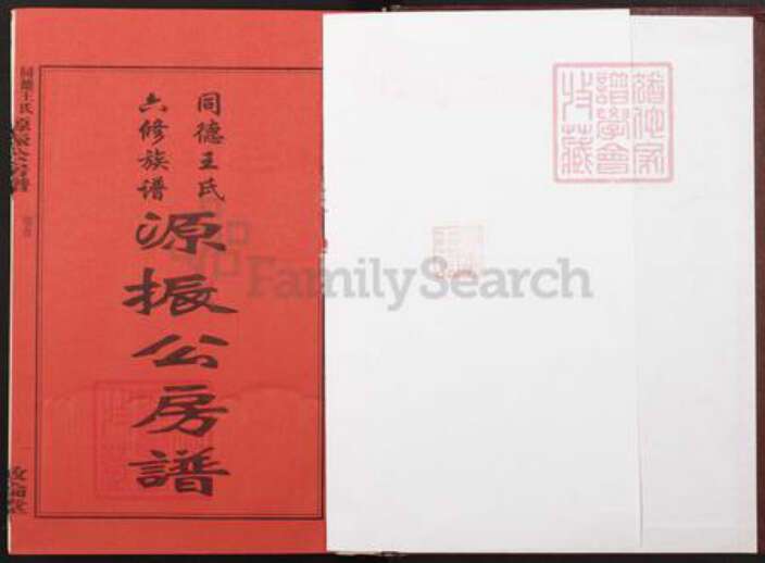 湖南省湘潭市湘乡市潭市镇王氏敦伦堂族谱-同德王氏六修族谱源振公房谱.pdf电子版预览图1