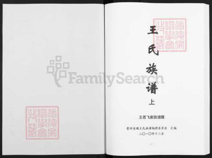 贵州省安顺市普定县王氏三槐堂族谱-王氏族谱.王若飞家族谱牒.pdf电子版预览图1