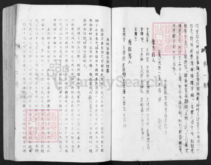 河南省新乡市长垣县王氏族谱-王氏家谱.pdf电子版预览图1