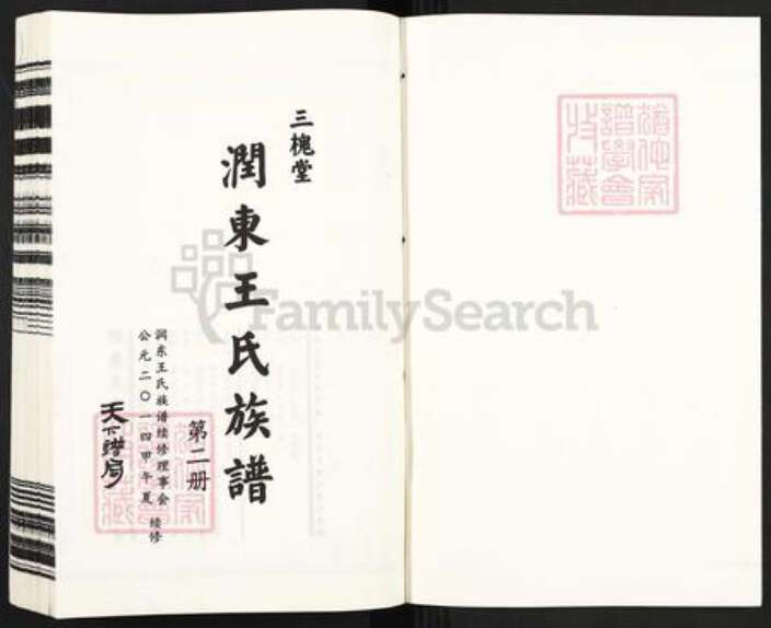 江苏省镇江市丹阳市丹北镇王氏三槐堂族谱-润东王氏族谱.pdf电子版预览图1