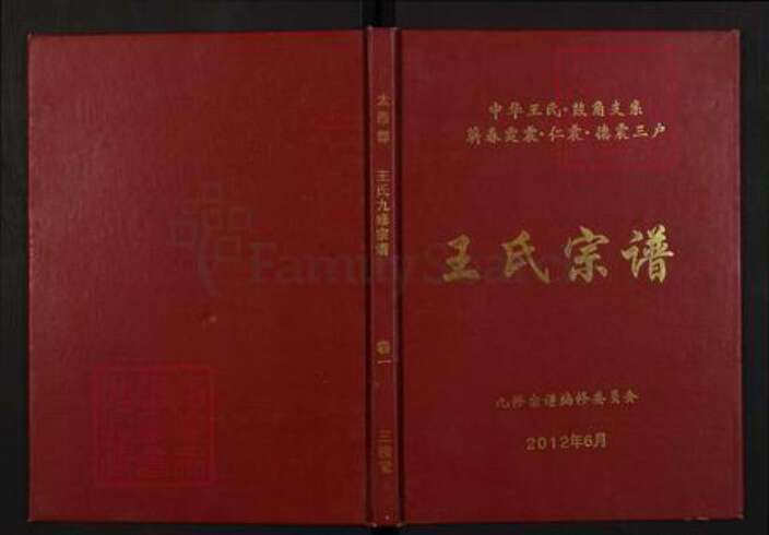 湖北省黄冈市黄梅县王氏三槐堂族谱-王氏宗谱.pdf电子版缩略图