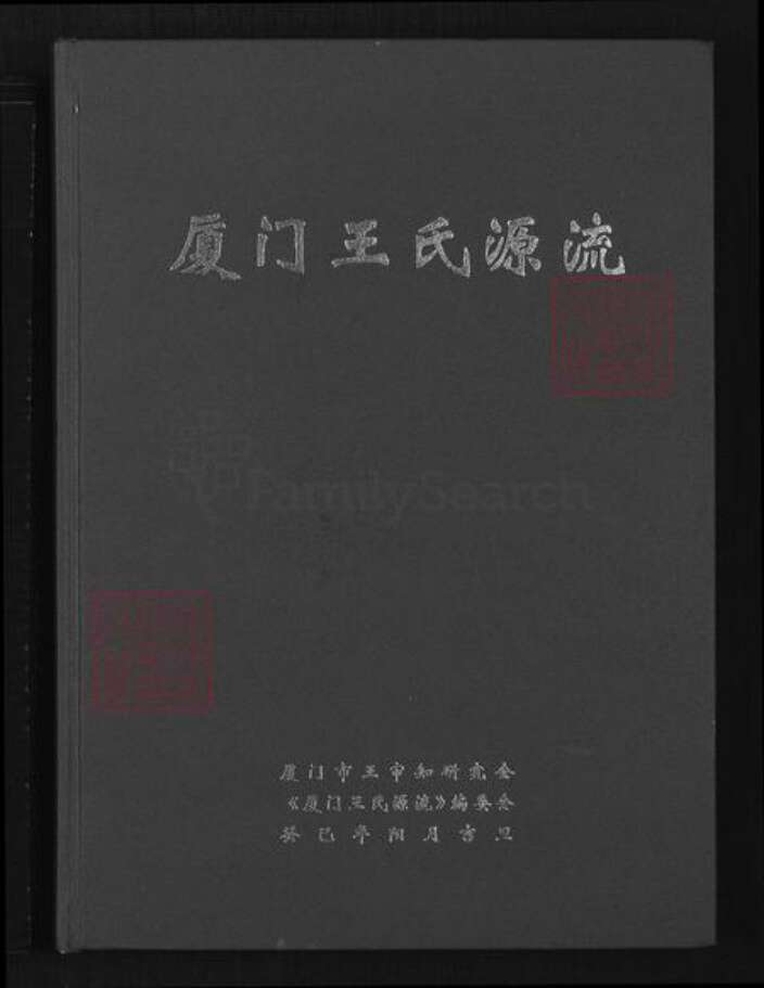 福建省厦门市王氏族谱-厦门王氏源流.pdf电子版缩略图