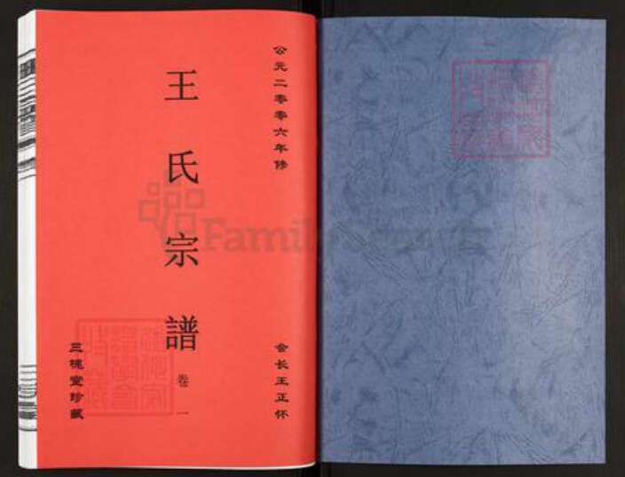 安徽省合肥市肥东县店端口镇王氏三槐堂族谱-王氏宗谱.pdf电子版预览图1