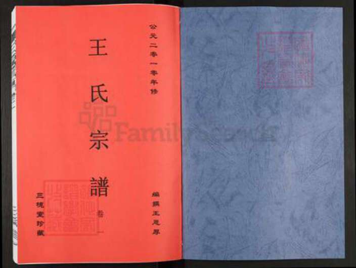 安徽省合肥市王氏三槐堂族谱-王氏宗谱.pdf电子版预览图1