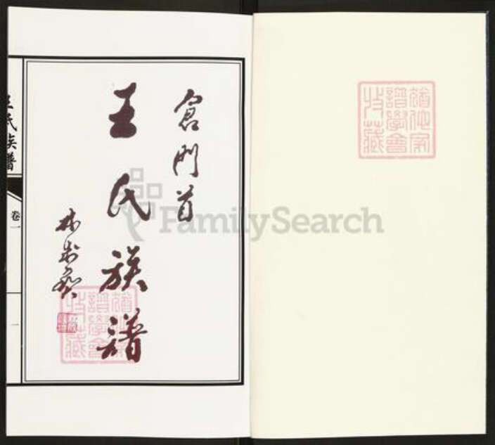 山东省济宁市汶上县王氏族谱-仓门首王氏族谱.pdf电子版预览图1