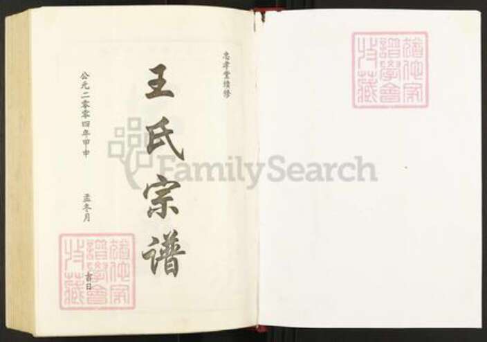 江西省九江市德安县爱民乡王氏忠孝堂族谱-王氏宗谱.pdf电子版预览图1