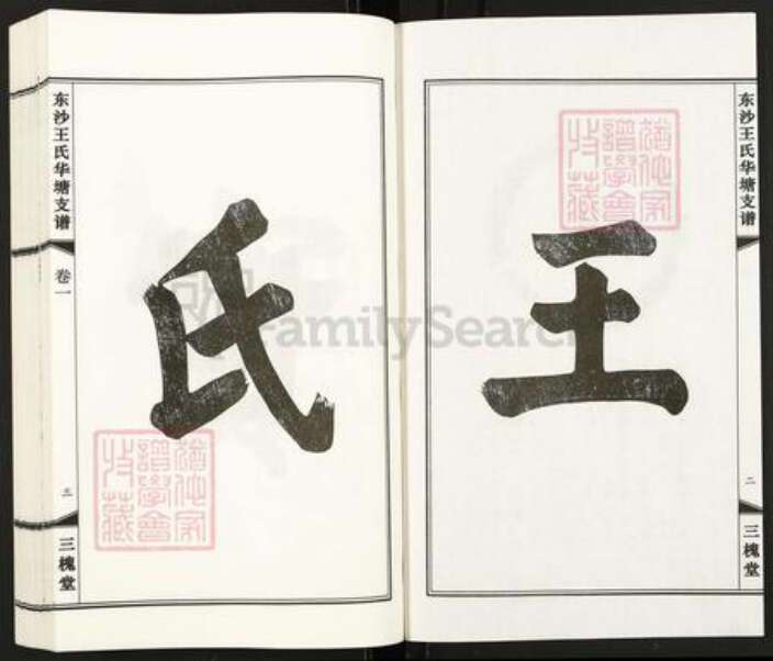 江苏省无锡市江阴市徐霞客镇王氏三槐堂族谱-东沙王氏华塘支谱.pdf电子版预览图3