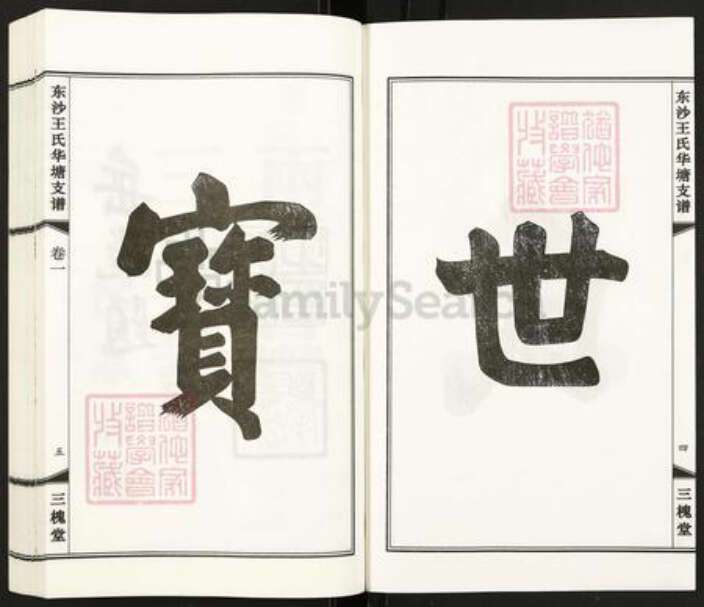 江苏省无锡市江阴市徐霞客镇王氏三槐堂族谱-东沙王氏华塘支谱.pdf电子版预览图4