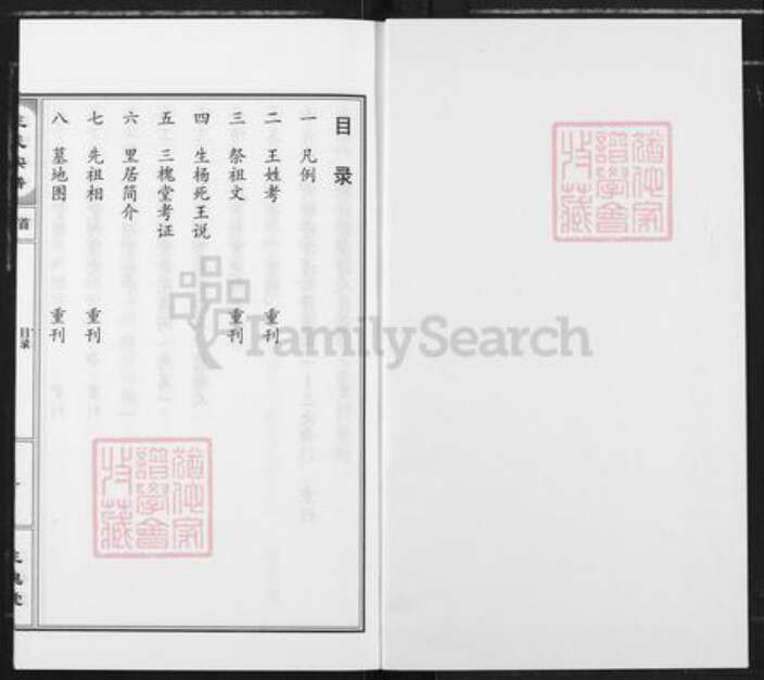 湖北省孝感市汉川市王氏三槐堂族谱-王氏宗谱.pdf电子版预览图1