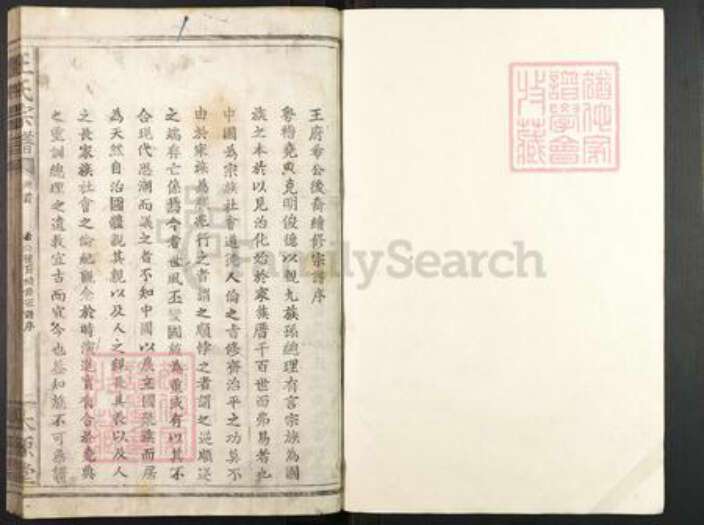 湖北省武汉市武昌区王氏太原堂族谱-王氏宗谱.pdf电子版预览图1