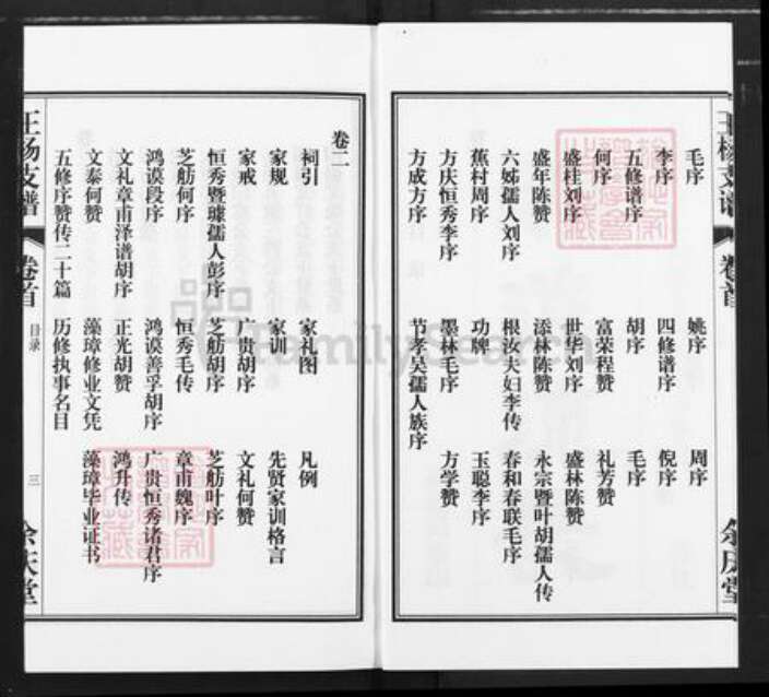 安徽省安庆市桐城市王氏余庆堂族谱-王杨支谱.pdf电子版预览图2