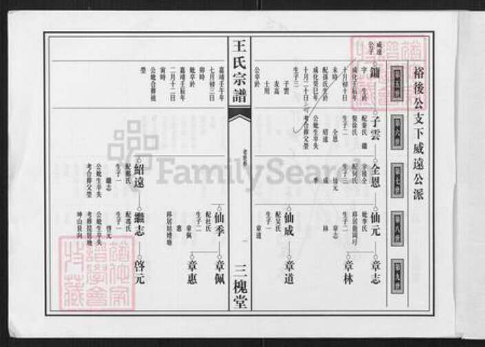 四川省德阳市中江县王氏三槐堂族谱-高店王氏宗谱.pdf电子版预览图1