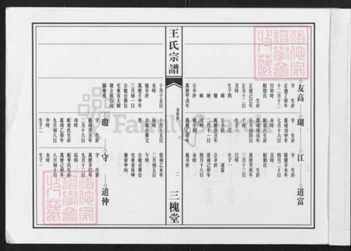 四川省德阳市中江县王氏三槐堂族谱-高店王氏宗谱.pdf电子版预览图2