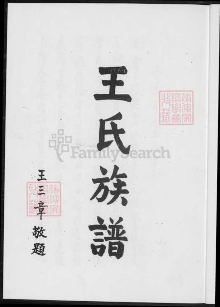 福建省泉州市福建省泉州市晋江市青阳街道王氏族谱-王氏族谱.pdf电子版预览图2