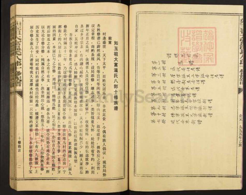 江西省赣州市宁都县竹笮乡温氏族谱-如玉祖大富温氏八郎十修族谱.pdf电子版预览图2